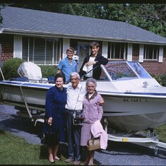 1968 family picture with Rex's parents