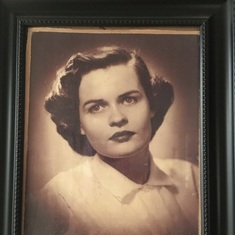 Mom’s senior portrait