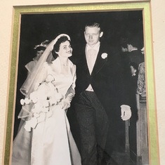Mom and Dad on their Wedding Day 1949