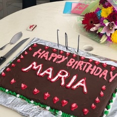 Happy early 100th birthday party for Maria