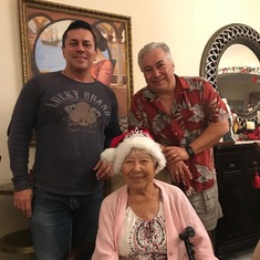 Dan, Maria and George during last Christmas