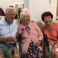 Early 100th B-day party pictures