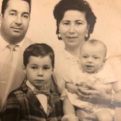 Maria family photo in Maderia 1960