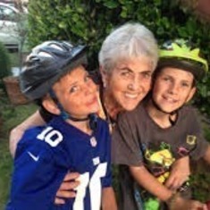 Mimi with grandsons, Jake and Nick Smoley