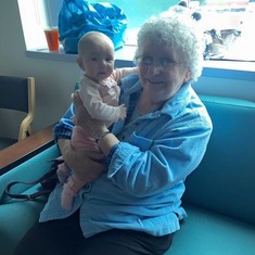 Mary Jane Welz and Mia (great-granddaughter) 2015