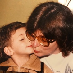 Mary Jane Welz and Ryan (grandson) 1981