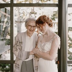 February 17, 2018 - MaryLee at granddaughter Lilly's wedding