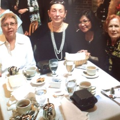 With Gail Rosen, Ambi Garcia and Linda Basa on December 31, 2015 at Monastero's