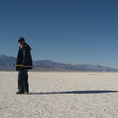 Mas at Badwater in Death Valley National Park