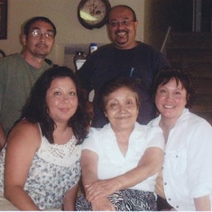 A rare pic of us all...Mom, Mike, me, Scott, and Mandy. So thankful we were able to get one together.