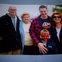 2007 County fair with his folks.
