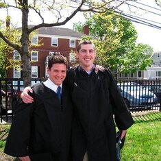 Matt and Dan at Tufts Graduation