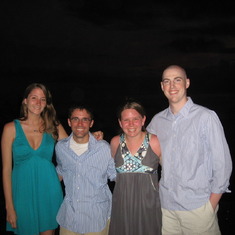 Carolyn, Aaron, Meredith, Matt - Costa Rica June 2009