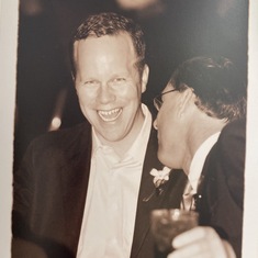 Matt at the wedding of Claire and Chris........oh that smile :)