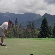 Golfing in Hawaii
