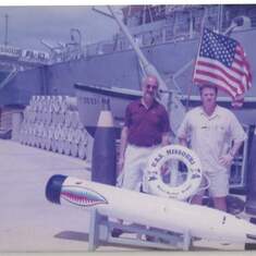At USS Missouri after USS Arizona visit