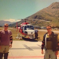 Bike Riding from a Helicopter in NZ with Tim