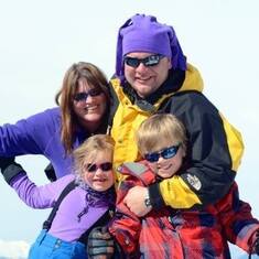 Mat and Family - Skiing in Feb 2015