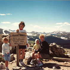 July 1991. Matt, Donna, aunt Cathy, cousin Michelle