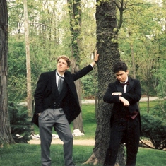 Spring 1995, goofing off before Matt’s Junior Prom. 