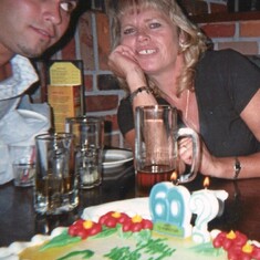 Mom and Matt at Grandma's Birthday