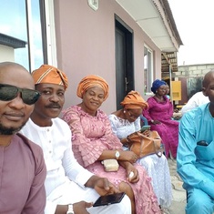 Pastor Ajose at the wedding of the Oki's