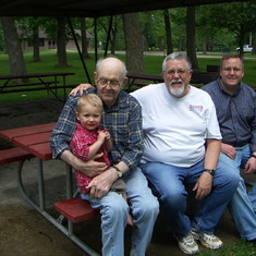 4 generations of McAdams Men