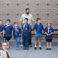 Cub Scouts den leader (5/21/2014)