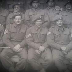 ,Uncle Joseph Hawkins,front row.Mums brother.