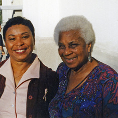 Maudelle and Barbara Lee