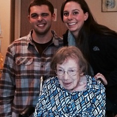 A rare photo of Grandma with her two Montana Grandchildren.