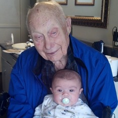 1rst Great grandson Phoenix Ray Ransom. Middle name in honor of Maury.  Nov 2012