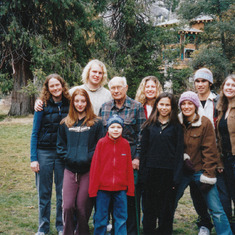 Maruy and grandkids 2003