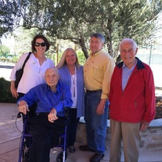 Lisa, Maury, Louise, Bill and Will. March 2015 Westlake Village, CA