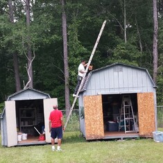 MWT - Ronald repairing roof