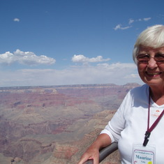 Maurine at Grand Canyon