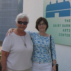 Maurine with Patricia Belyea, 2009