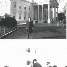 Daddy at white house