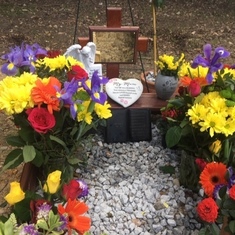 Mums grave Sunday 1st September 2019, gone but not forgotten.