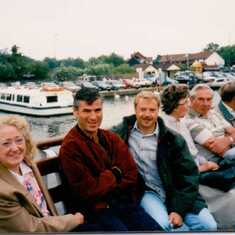 Wroxham steamboat day  trip. 1999.