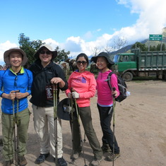 Start of Salkantay Trek to Machu Picchu May 2015