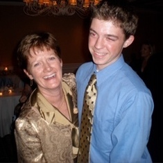 Aunt Jeanne and Max at Taryn's wedding 