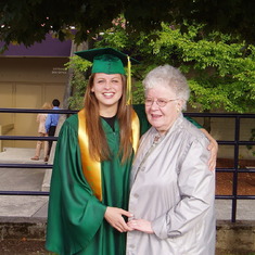 Nana at Cori's Graduation