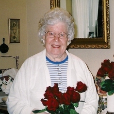 She always loved Roses!