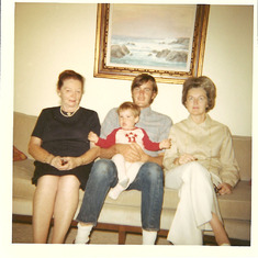 1970 Gladys, Richard, Travis, Maxine (Saratoga)