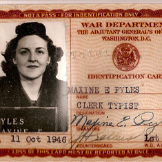 1946 War Department ID