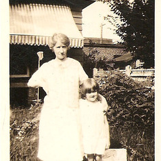 1927 Mrs. Landress and Maxine