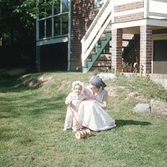 1957 Mom and Pam (Virginia)