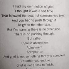 Grief by Gwen Flowers