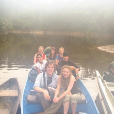 cruising up the Amazon